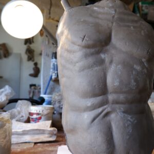 Work in progress scultura Pallone Gonfiato