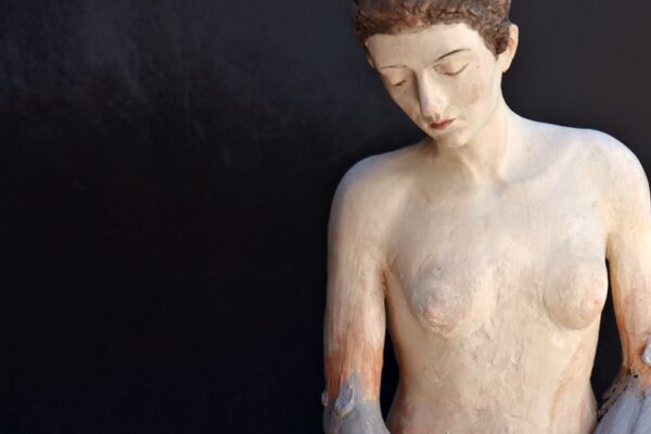Alberto Criscione scultore donna alata il volo negato galleria d'arte almareni palermo