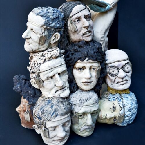 scultura-stoneware-alberto-criscione-teste-visi-ceramica-contemporanea