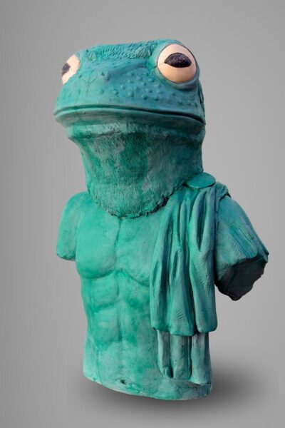 Rana Pelosa scultura